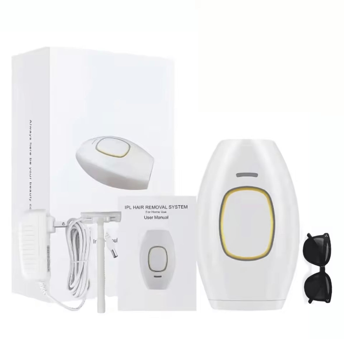 IPL-Laser-Haarentfernungsgerät + Gratis-Schutzbrille